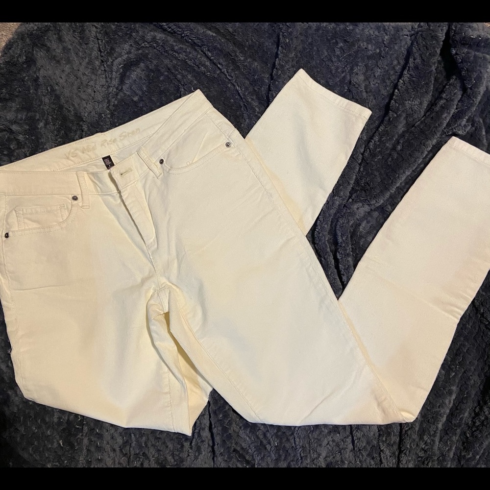 Cream Corduroy Pants